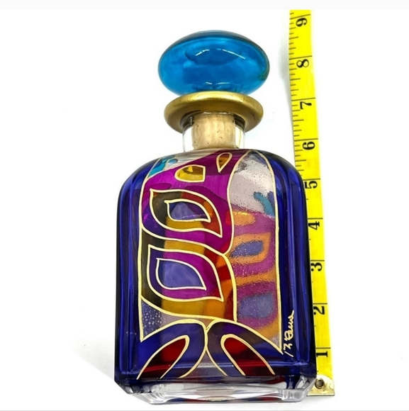 PUNTOARTE Italian signed glass decanter - Picture 8 of 14